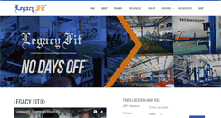 Desktop Screenshot of legacyfit.com